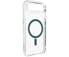 Puro Lite Mag TPU+PC dėklas suderinamas su MagSafe skirtas Apple iPhone 17 Air – skaidrus su turkio spalvos žiedu