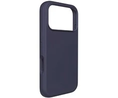 Puro Pure Icon Mag Pro Liquid Silikoninis dėklas for iPhone 17 Pro Max, MagSafe Compatible, with Camera Protection and Aluminum Mygtukai - Dark Mėlyna
