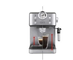 Pusiau automatinis kavos aparatas DeLonghi Classic EM450.M