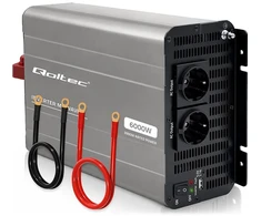 Qoltec MS Wave | 12V na 230V | 3000/6000W | USB