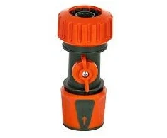 RAMP SZYBKOZŁĄCZE DO WĘŻA OGRODOWEGO 3/4" GUMA Z ZAWOREM