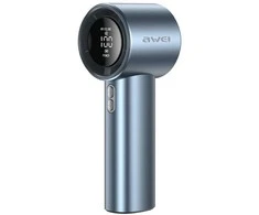 Rankinis ventiliatorius AWEI F38 MINI mėlynos spalvos