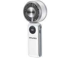 Rankinis ventiliatorius AWEI F39 Fast Ice baltos spalvos