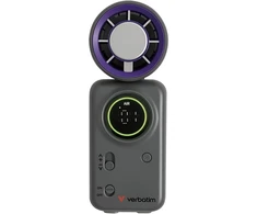 Rankinis ventiliatorius Verbatim Cool `n` Go Ice Touch Mini violetinės spalvos pilkos spalvos 32347