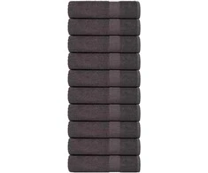 Rankšluostis Rankšluosčiai, FROGN, 10 vnt., antracito spalvos, 50x100 cm, 360 g/m²