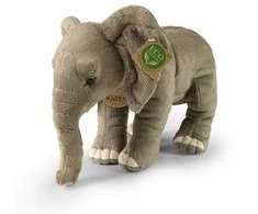 Rappa Eco-Friendly Pliušinis žaislas - afrikinis dramblys, 28 cm