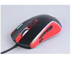 RAZEAK 8D žaidimų pelė 4000DPI su RGB effects, pintas kabelis, RM-X18