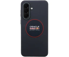 Red Bull Raudona Bull Raudona Bull PU Leather Raudona Ring MagSafe dėklas skirtas Samsung Galaxy A37 mėlynos spalvos