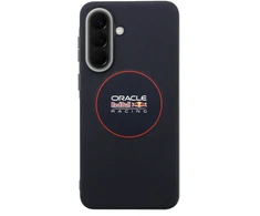 Red Bull Raudona Bull Raudona Bull PU Leather Raudona Ring MagSafe dėklas skirtas Samsung Galaxy A57 mėlynos spalvos