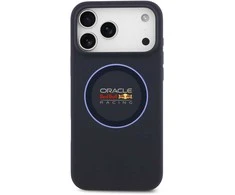 Red Bull Raudona Bull Raudona Bull Silicone Mėlyna Ring MagSafe dėklas skirtas Apple iPhone 17 Pro Max mėlynos spalvos
