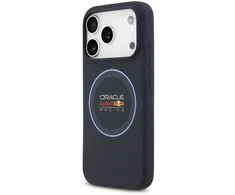Red Bull Raudona Bull Raudona Bull Silicone mėlynos spalvos Ring MagSafe dėklas skirtas Apple iPhone 17 Pro Navy
