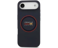 Red Bull Raudona Bull Raudona Bull Silicone Raudona Ring MagSafe dėklas skirtas Apple iPhone Air mėlynos spalvos