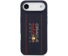 Red Bull Raudona Bull Raudona Bull Silicone Vertical Logo MagSafe dėklas skirtas Apple iPhone Air mėlynos spalvos