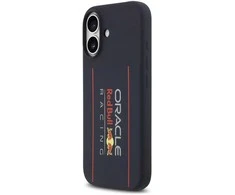 Red Bull Raudona Bull Raudona Bull Silicone Vertical Logo MagSafe dėklas skirtas Apple iPhone 17 mėlynos spalvos