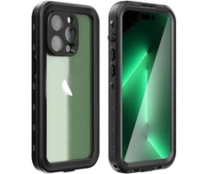 Redpepper Dot Plus vandeniui atsparus dėklas, skirtas iPhone 14 Pro Max – juodas