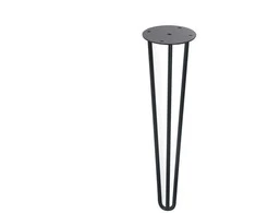REI KOJA STALO 400 MM JUODA SMEIGTUKO FORMA