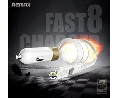 REMAX automobilinis pakrovėjas 2in1 USB A su laidu Micro USB / Lightning RCC102 sidabrinis