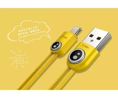 Oem REMAX Kabelis Lemen RC-101m – USB į Micro USB – geltonos spalvos