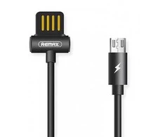 Oem REMAX Kabelis Waist Drum RC-082m – USB į Micro USB – juodos spalvos