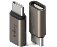 Ringke Converter Type-C Male To Lightning Female (2pcs) Gunmetal