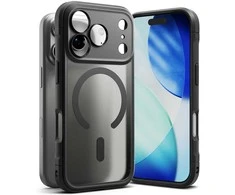 Ringke Fusion Bold Magnetic MagSafe dėklas skirtas Apple iPhone 17 Pro – matinis juodos spalvos