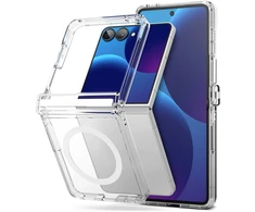 RINGKE FUSION FLAP MAGNETINIS MagSafe DĖKLAS Samsung Galaxy Z FLIP 8 SKAIDRUS