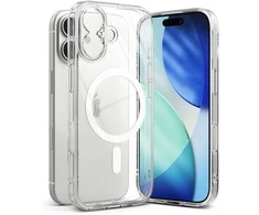Ringke Fusion Magnetic MagSafe dėklas skirtas Apple iPhone 17 – skaidrus