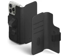 Ringke iPhone 16 Pro/16 Dėklas Folio Grip Piniginė Magnetinis Juodas