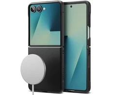 Ringke Onyx Magnetic MagSafe dėklas skirtas Samsung Galaxy Z Flip 7 – juodos spalvos