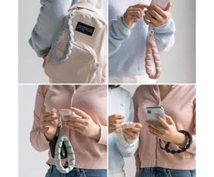 Ringke Rinkge Holder & Puffer Hand Strap Calm juoda