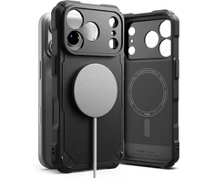 RINGKE RUGGED GEAR MAGNETINIS MagSafe DĖKLAS iPhone 17 Pro Max / 18 Pro Max Juodas
