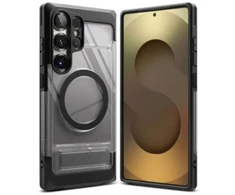 Dėklas Ringke Galaxy S25 Ultra Case UX Magnetic Smoke Juodas