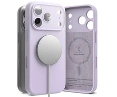 „Ringke“ silikoninis magnetinis „MagSafe“ dėklas, skirtas „iPhone 17 Pro Max“ - Violetinė