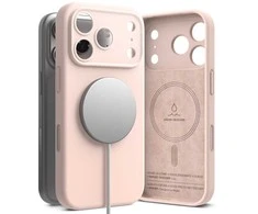 Dėklas Ringke iPhone 17 Pro Max Case Silicone Magnetic Rožinė Sand