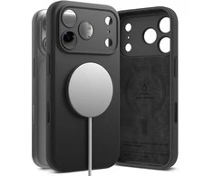 Dėklas Ringke iPhone 17 Pro Case Silicone Magnetic Juodas