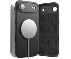 „Ringke“ silikoninis magnetinis „MagSafe“ dėklas, skirtas „iPhone 17 Air“ – Juodas