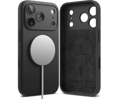 RINGKE SILIKONINIS MAGNETINIS MAGSAFE DĖKLAS iPhone 17 PRO MAX / 18 PRO MAX Juodas
