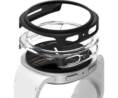Ringke Slim 2-pack dėklas skirtas Samsung Galaxy Watch 8 40mm - skaidrus-Matte juodos spalvos