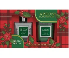 Areon Rinkinys Kvapas 150 ml+žvakė Nordic Forest