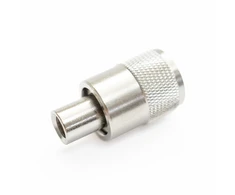 Rinkinys su 10 vnt. PNI PL259 kištukų RG58 kabeliui, paauksuotas centrinis kontaktas 9mm auksinis