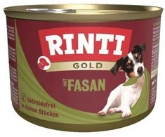 RINTI Gold fazanas – drėgnas ėdalas šunims – 185g