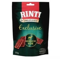 RINTI Singlefleisch Exclusive Deer – skanėstas šuniui – 50g