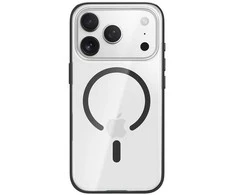 Rock Crystal Armor Series Magnetic dėklas skirtas Apple iPhone 17 Pro Max juodos spalvos