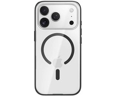Rock Crystal Armor Series Magnetic dėklas skirtas Apple iPhone 17 Pro juodos spalvos