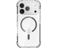 Rock Crystal Clear Magnetic Series dėklas skirtas Apple iPhone 17 Pro Max skaidrus-juodos spalvos