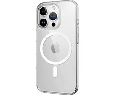 Rock Crystal Series Magnetic dėklas skirtas Apple iPhone 16 Plus skaidrus