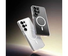 Rock dėklas Crystal Transparent Series Magnetic skirtas Samsung Galaxy S26 Plus skaidrus