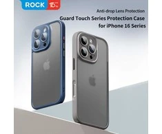 Rock Guard Touch Matte Series dėklas skirtas Apple iPhone 16 Pro Max mėlynos spalvos