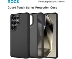 Rock Guard Touch Matte Series dėklas skirtas Samsung Galaxy S25 pilkos spalvos