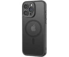 Rock Guard Touch Matte Series Magnetic dėklas skirtas Apple iPhone 15 Plus juodos spalvos
